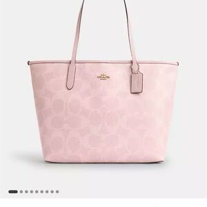 Coach City Tote in Powder Pink